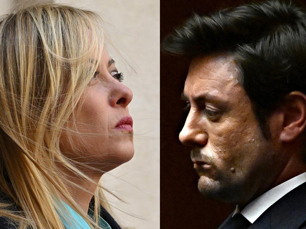 Italy's Prime Minister, Giorgia Meloni dumped her partner Andrea Giambruno after he was exposed to be cheating on her and making lewd comments to colleagues. Picture by Andreas Solaro / AFP