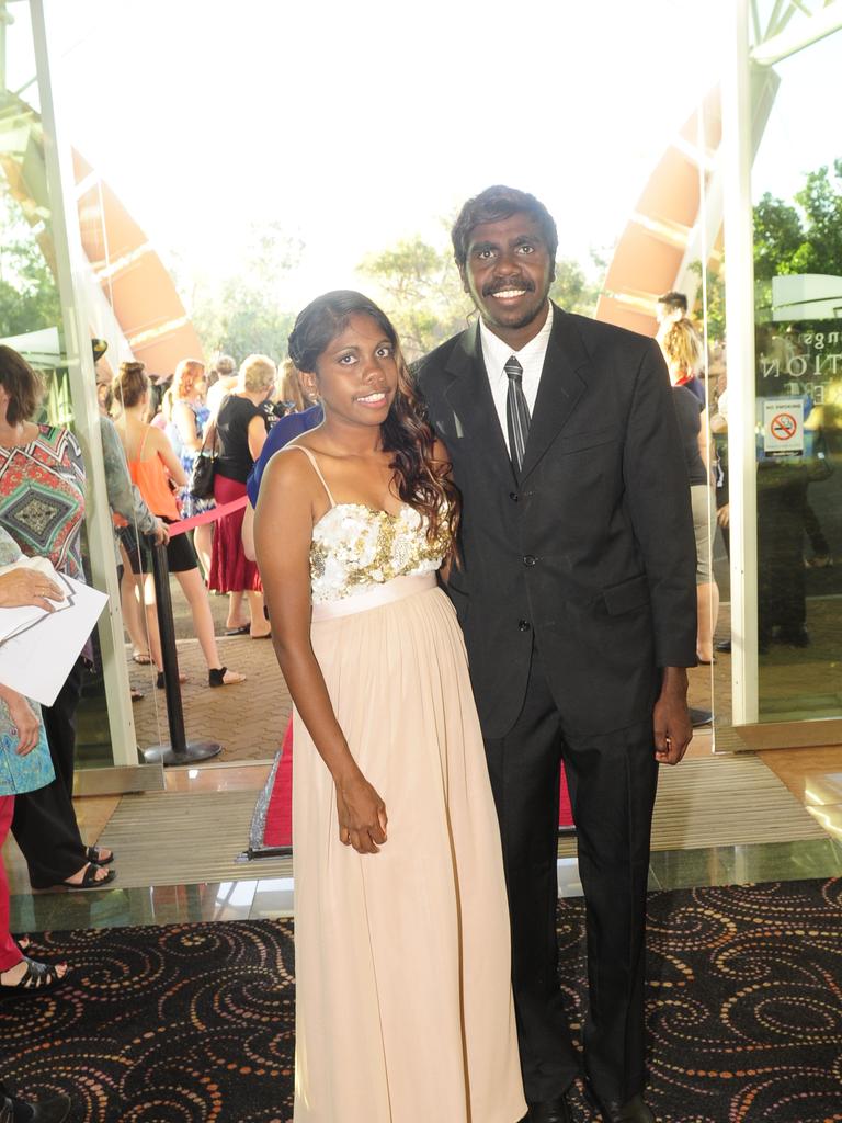 Annetionette Kelly and Kurt Abbott at the 2014 Centralian Senior College College formal. Picture: JUSTIN BRIERTY / NT NEWS<br/>