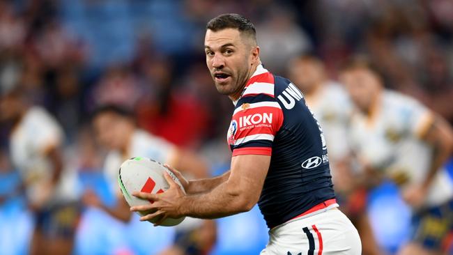 James Tedesco in action for the Roosters. Picture: NRL Photos