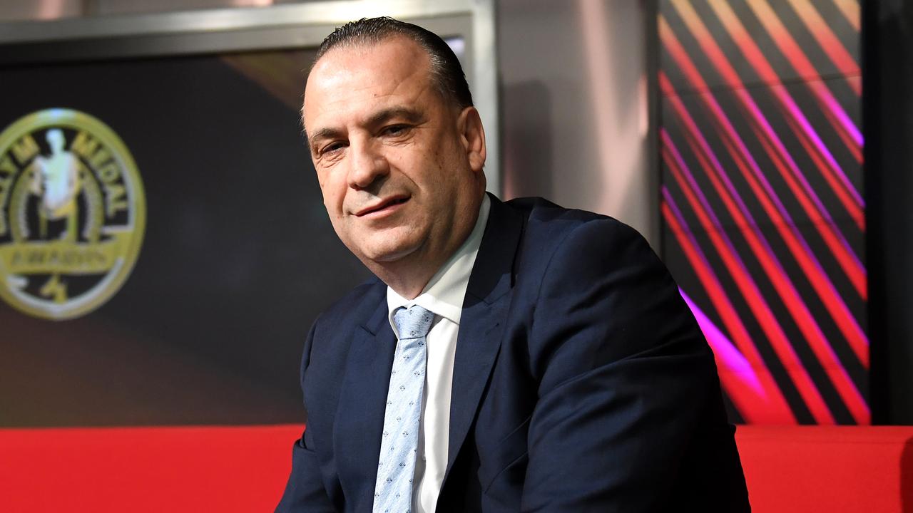 SYDNEY, AUSTRALIA - OCTOBER 19: NRL CEO Peter V'landys poses during the Dally M Medal Awards at Fox Sports Studios on October 19, 2020 in Sydney, Australia. (Photo by NRL Photos - Pool/Getty Images)