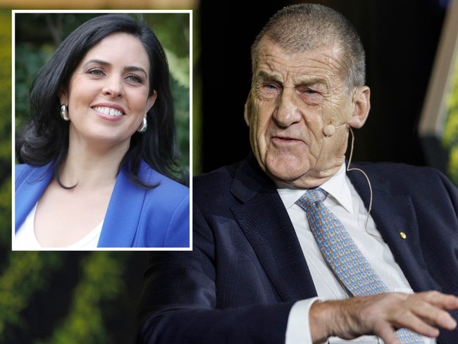 Moira Deeming and Jeff Kennett