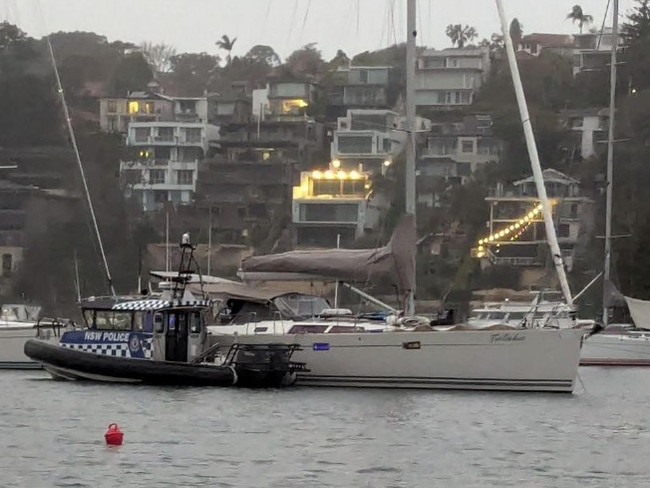 Two people have been found dead on a boat in Sydney's lower north shore. Picture: Madeleine Damo