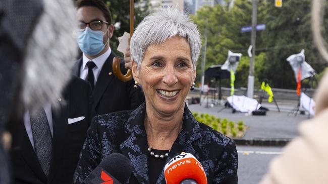 Victoria’s first female governor Linda Dessau will step down from her role in June. Picture: Daniel Pockett