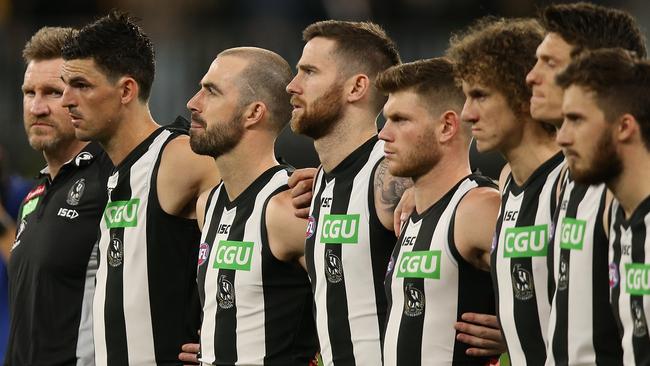 Nathan Buckley and his players are united. Picture: Getty Images