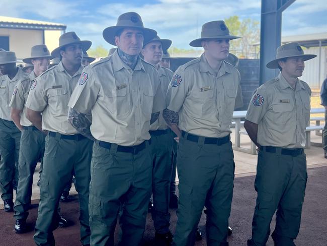 A new group of trainee Correctional Officers graduated at a ceremony at Holtze on June 6. Picture: Fia Walsh.