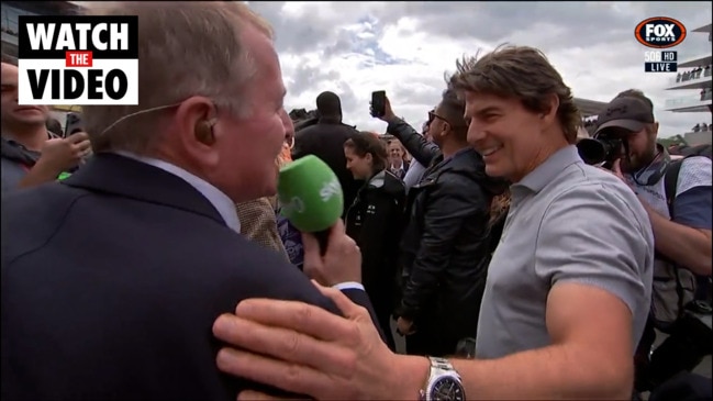 Tom Cruise in mortifying live TV moment with F1 icon Martin Brundle (Fox Sport)