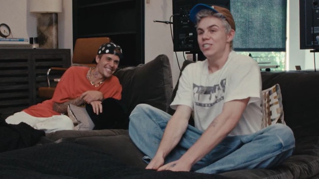 Friend and mentor Justin Bieber also features in the doco.