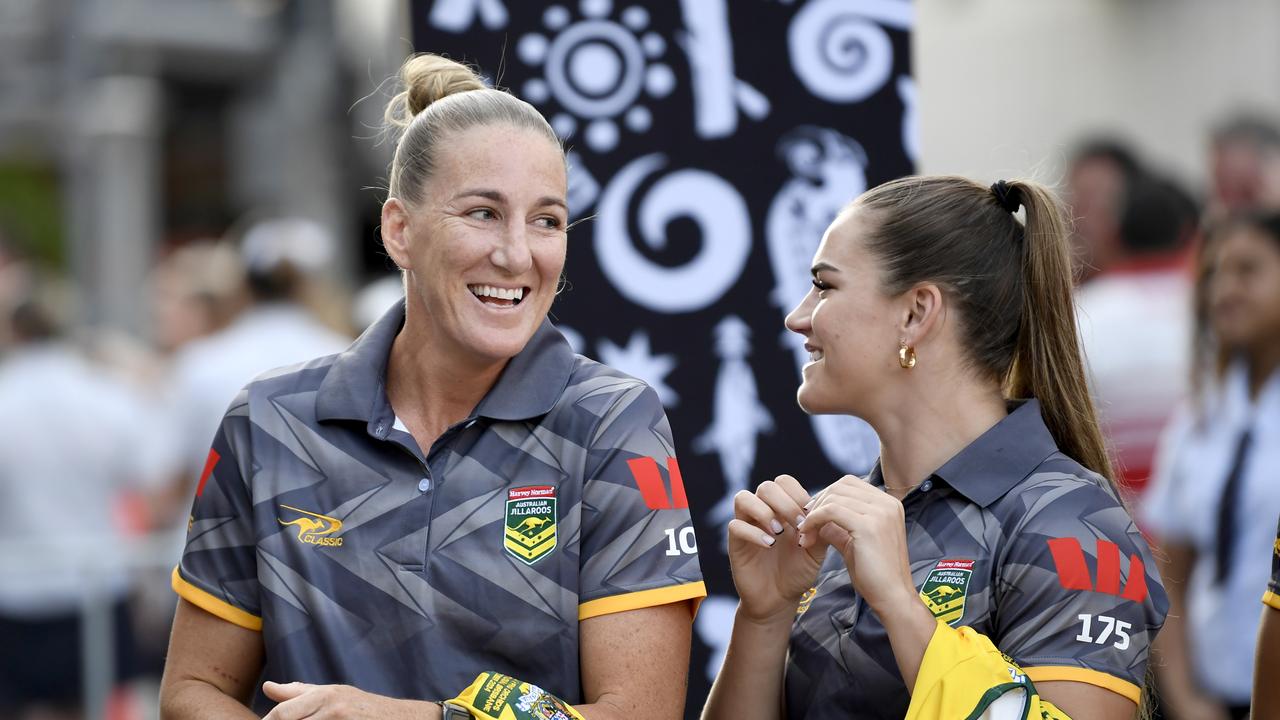 Ali Brigginshaw has been cleared to return from a finger injury which kept her out of last week’s win over PNG. Picture: NRL Images