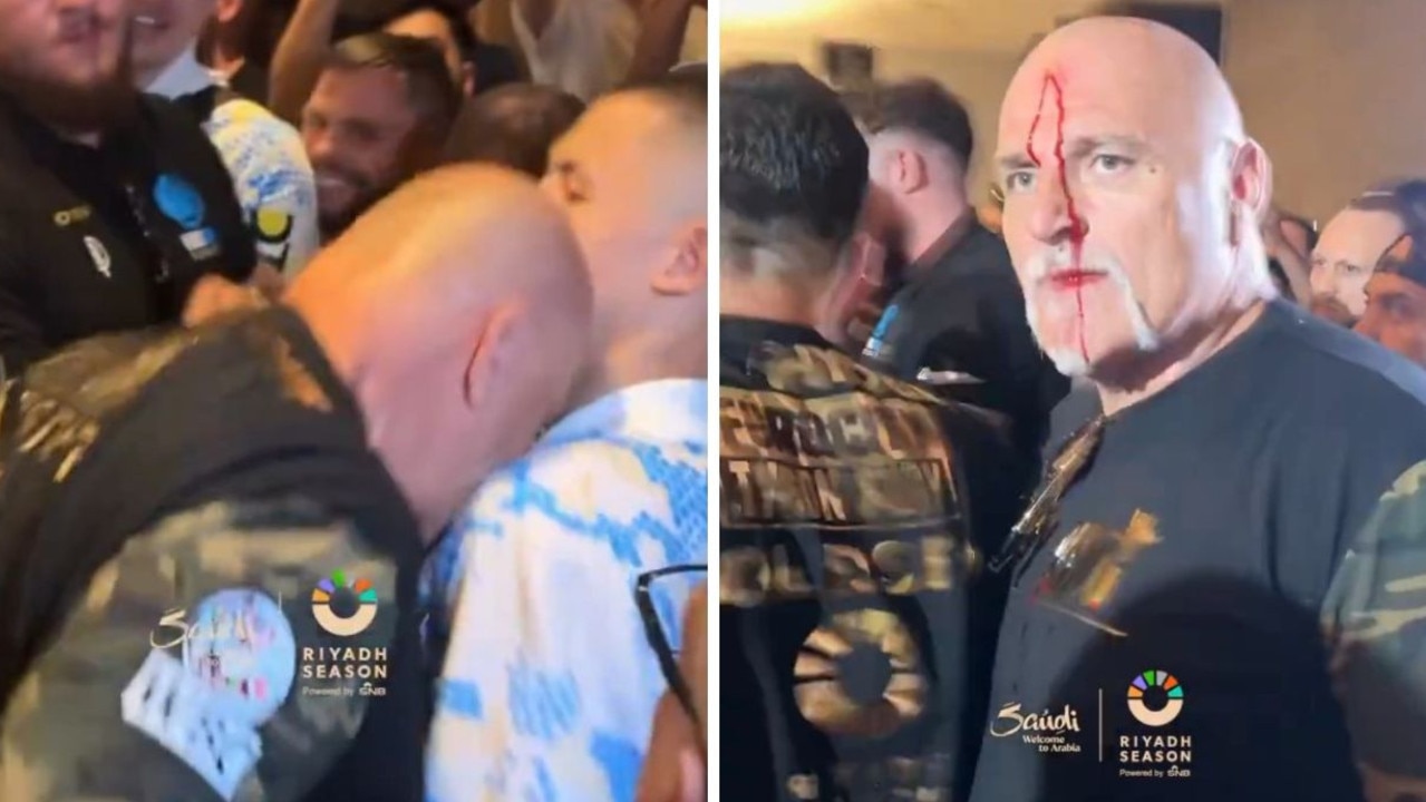 ‘Disrespecting my son’: Tyson Fury’s dad bloodied in bizarre headbutt incident