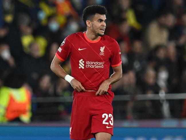 Luis Diaz’s introduction changed the game for Liverpool. Picture: Paul Ellis/AFP