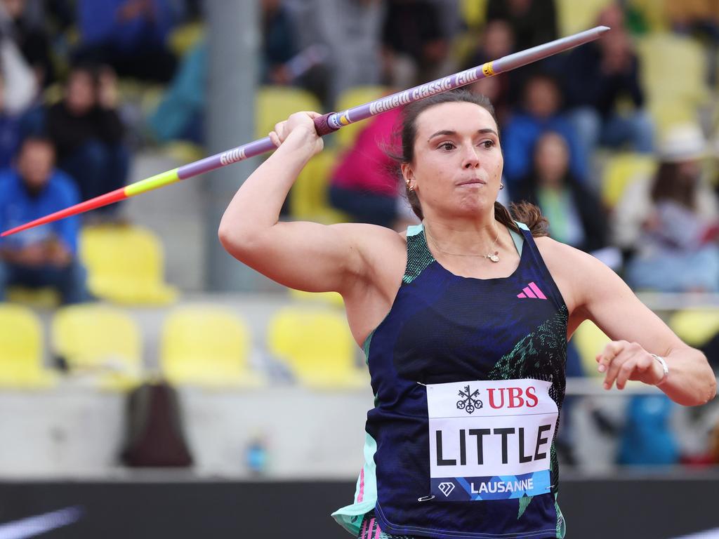 Little competing during Athletissima, part of the 2023 Diamond League series at Stade Olympique de la Pontaise on June 30, 2023, in Lausanne, Switzerland. Picture: Alexander Hassenstein/Getty Images