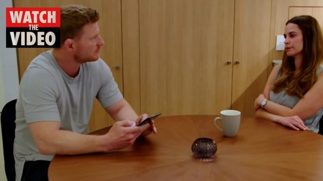 Andrew confesses to Holly his fears of rejection (MAFS)