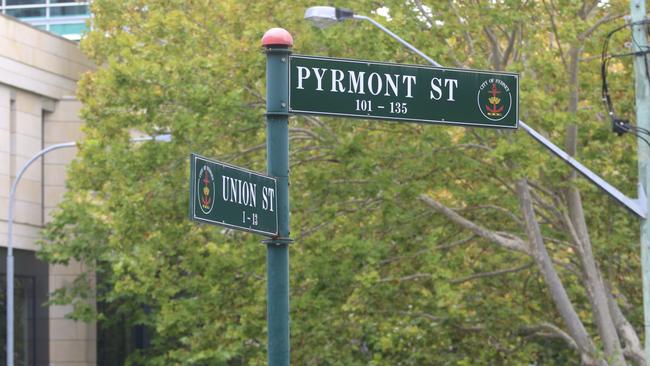 Union Street, Pyrmont could be the station location for the new Sydney Metro West. Picture Jake McCallum