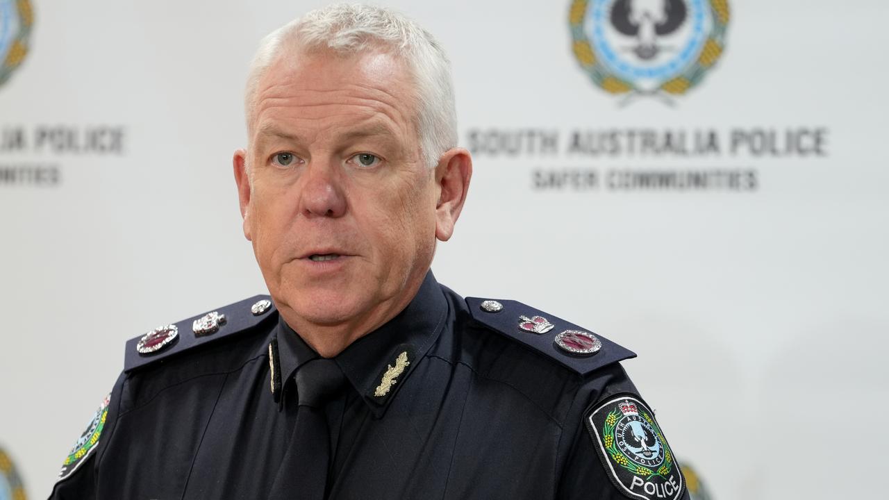 Commissioner Grant Stevens reveals what police are doing about the increased terror level threat. Picture: Dean Martin