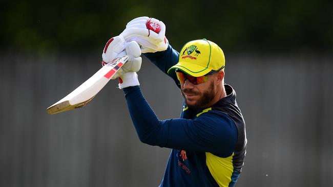 David Warner will bat at No.3 against the West Indies. Picture: Getty Images