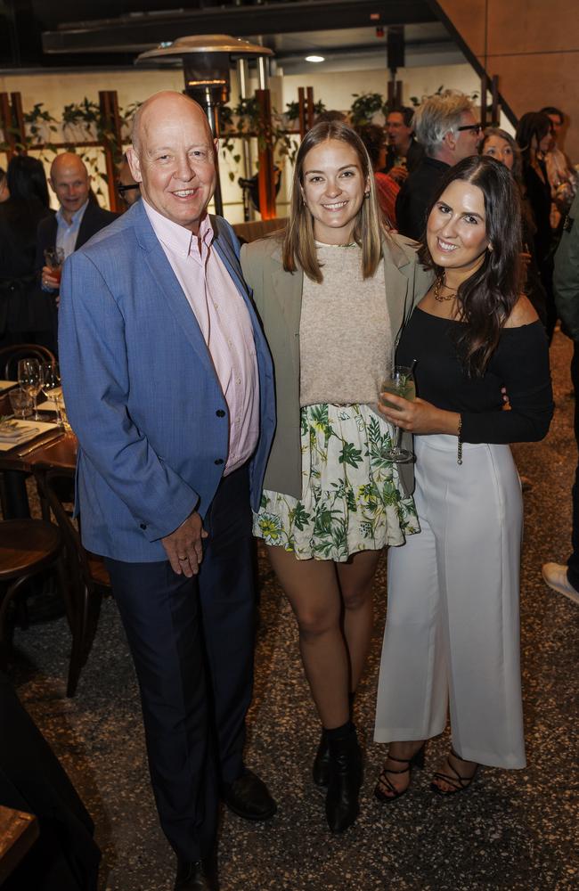 Bill Delves and Christie Wise with Kira Donohue. Picture: Picture: Vethaak Media