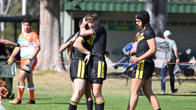 AIC First XIII rugby league from Villanova Park. Saturday August 5, 2023. Picture, John Gass