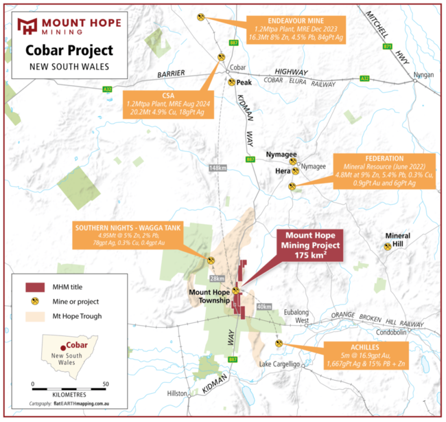 The Mount Hope project. Pic: Mount Hope Mining