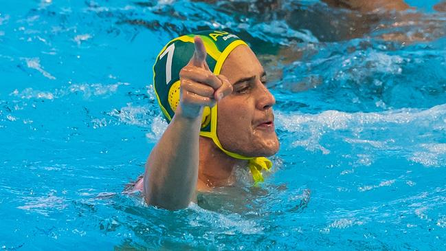 Water polo star AJ Roach is the son of former rugby league star Steve Blocker Roach.