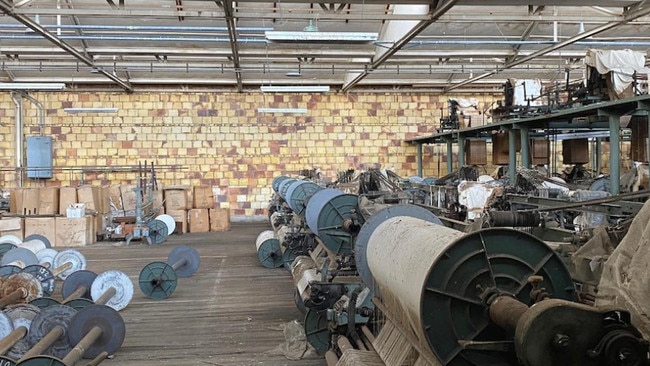 Inside the former munitions factory. Picture: Marianne Taylor