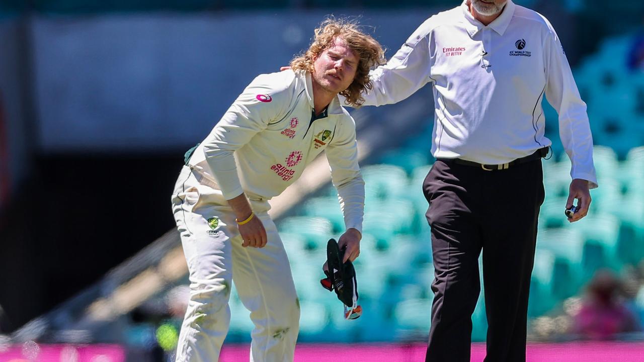 Will Pucovski suffered a shoulder injury in the SCG Test.