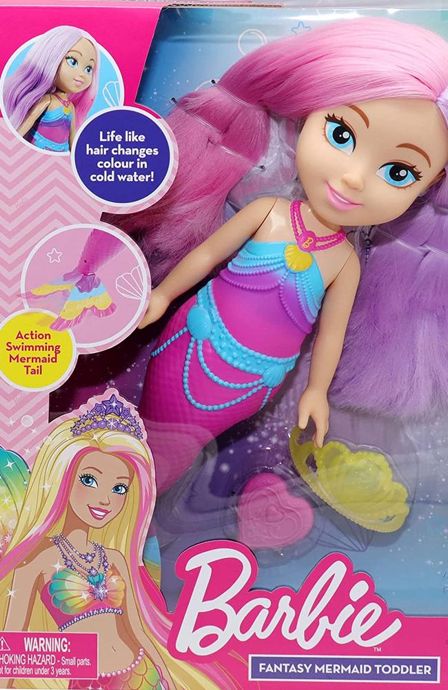 Barbie Mermaid Toddler Doll. Picture: Supplied