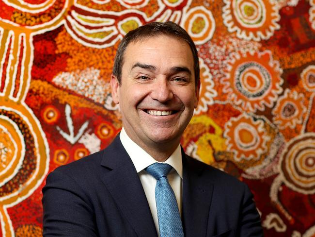 Steven Marshall in his office <span id="U64800886814UmE">in the State Administration Centre. </span>Picture: Dylan Coker