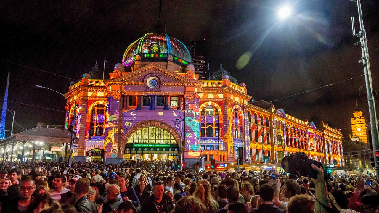 White Night Melbourne 2019 Expanded arts, light projections festival