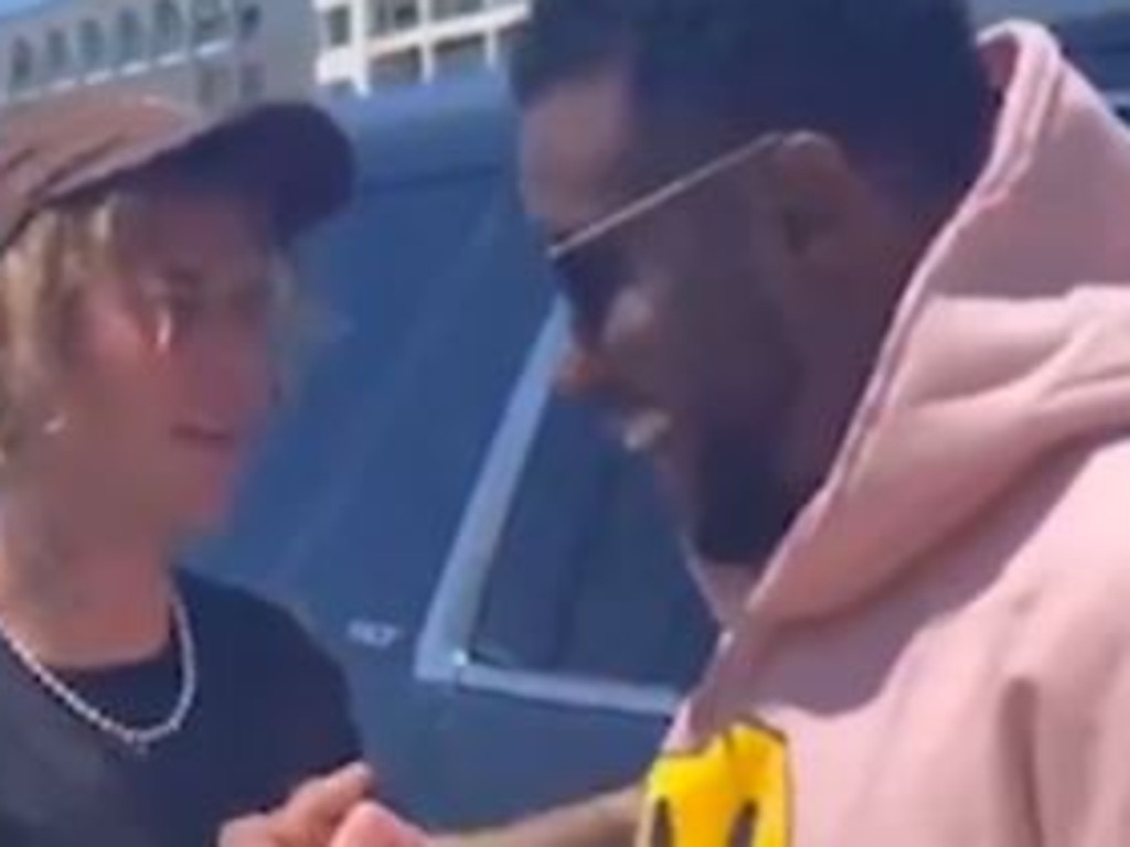 Sean Diddy Combs and Justin Bieber in a resurfaced video.