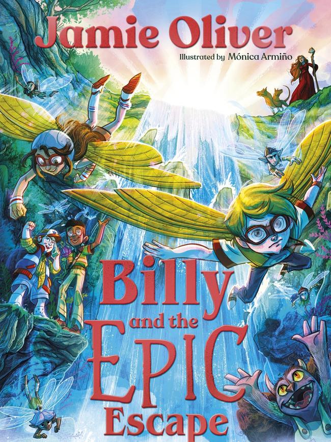 Jamie Oliver’s latest children’s book, Billy and the Epic Escape. Picture: Supplied