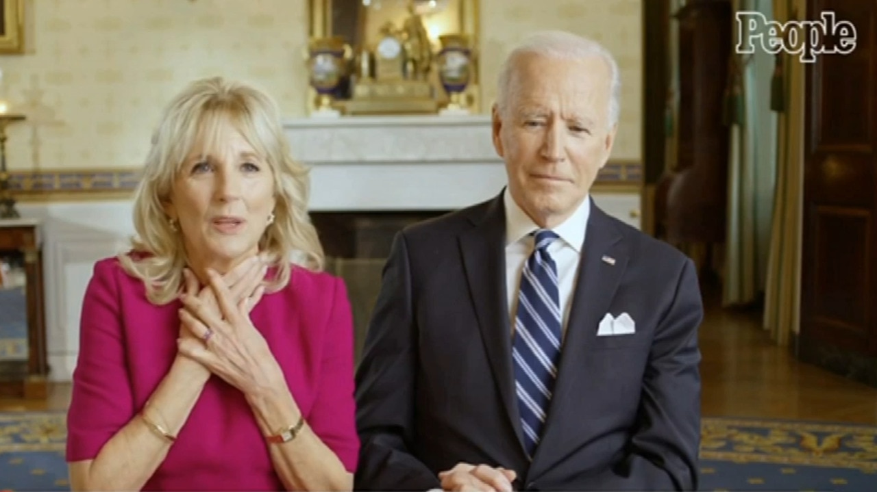 Presidential couple Joe and Jill Biden open up during White House ...