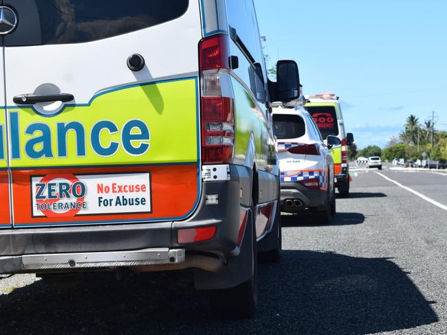 Queensland Fire and Emergency Services, police and ambulance crews were at the scene of a house fire at Gable St, East Mackay on Friday April 17. Photo: Zizi Averill. Generic