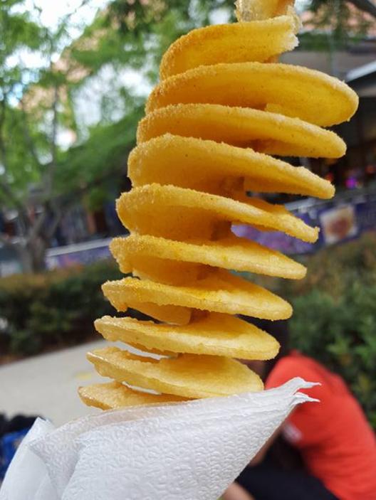 Chip on a stick at First Friday Foodie Feast Markets