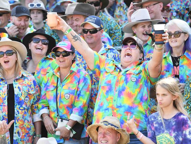 The Trademutt Funky Shirt Friday at Gympie Music Muster. Picture: Patrick Woods.