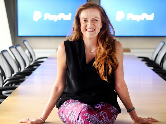PayPal Australia managing director Libby Roy says mobile purchases are growing in Australia. Picture: Hollie Adams/The Australian
