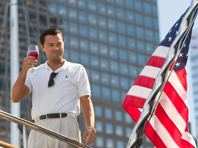 Leonardo DiCaprio as Jordan Belfort in the 2007 film <i>The Wolf of Wall Street.</i> Photo: AP, Paramount Pictures