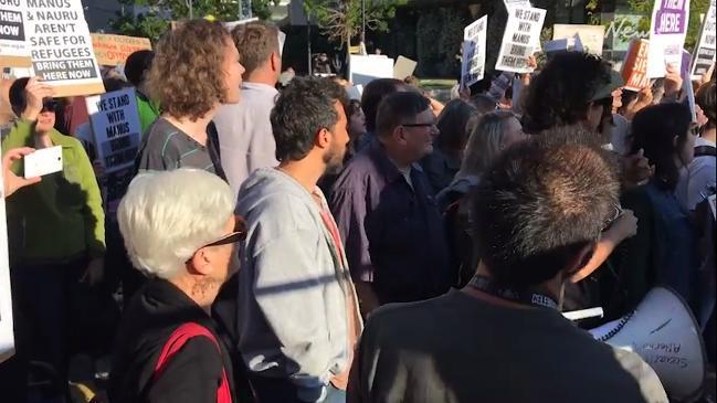 Evacuate Manus protest at Australian Technology Park Sydney