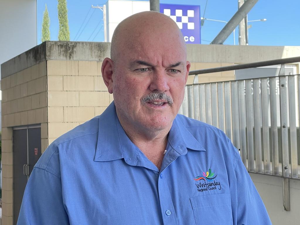 Whitsunday regional councillor Mike Brunker