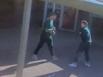 Siar Munshizada, with his cap backwards, received an extra 11 months to his three life sentence for this prison brawl with