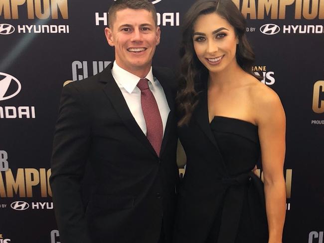 Kalinda Salla and Dayne Zorko  picture INSTAGRAM