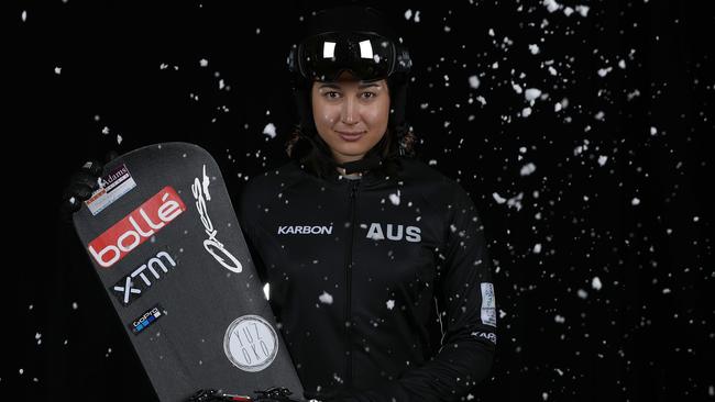 Australian Winter Olympic snowboard cross athlete Belle Brockhoff.