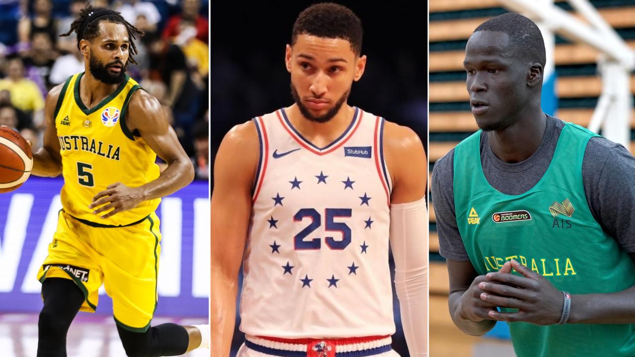 Aussie Boomers, 2020 team, Australian Basketball: Ben Simmons, Patty Mills, roster, FIBA World Cup