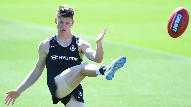 Sam Walsh will play his first serious footy in Carlton colours. Picture: AAP