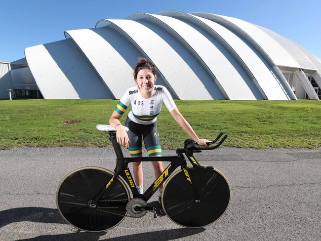 Olympic cyclist Georgia Baker will make her Commonwealth Games debut. Picture: TAIT SCHMAAL