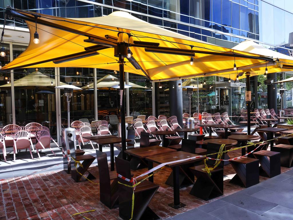 City of Melbourne raised $100m to help CBD businesses rebuild for lockdowns. Picture: Ian Currie