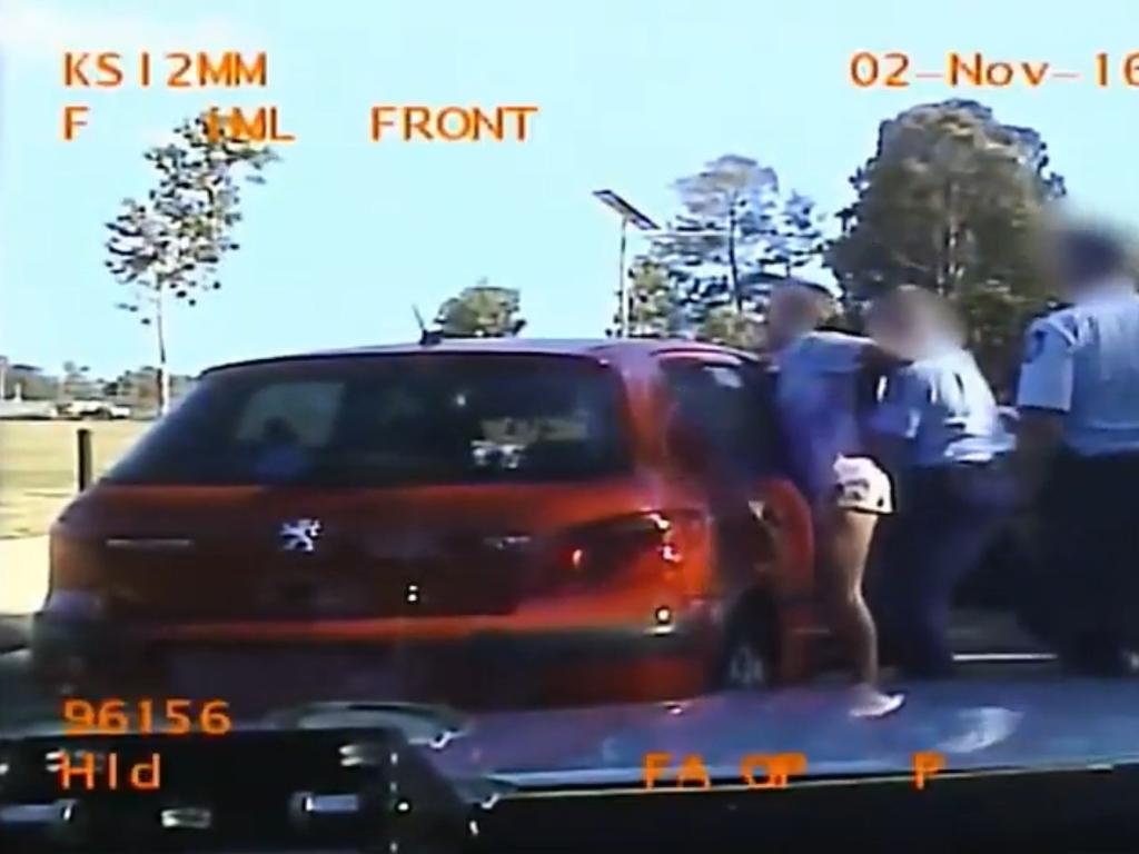 NSW Highway Patrol Cops Assaulting Woman Driver | Video | Daily Telegraph