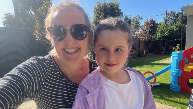 Lucy McGregor with her mum, Kate. Picture: Supplied by family