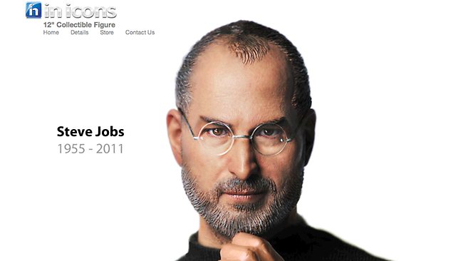 Steve Jobs action figure created by InIcons | news.com.au — Australia’s ...