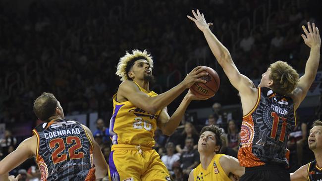 Brian Bowen drives to the ring. Picture: AAP