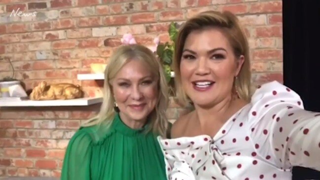 Studio 10 hosts congratulate Angela Bishop